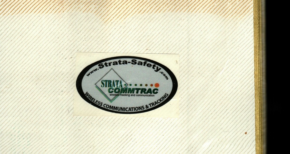 NICE STRATA-SAFETY & TRACHING COAL MINING STICKER # 1253