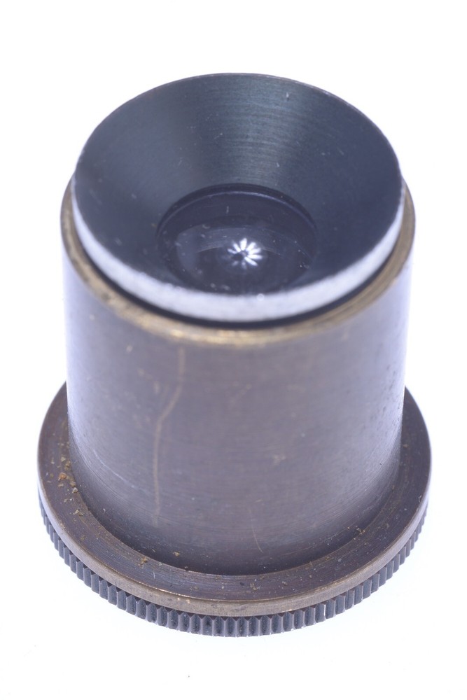 ✅ OPL, O.P.L. MICROSCOPE 10X OCULAR MICROMETER 23MM DIAMETER MOUNT LENS