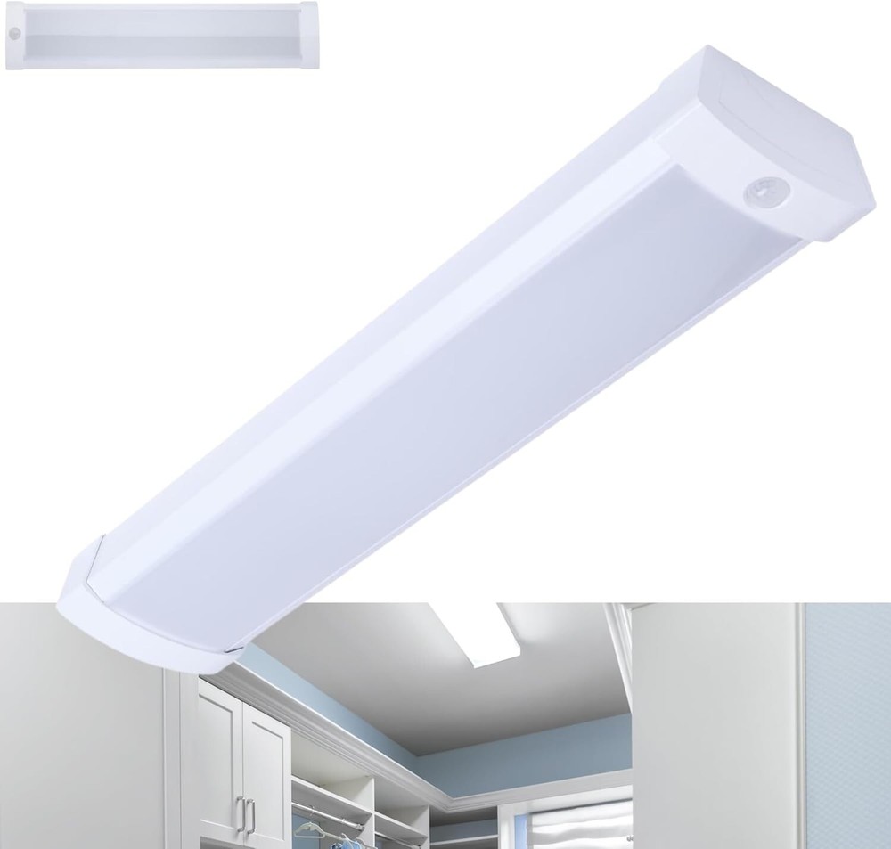 Satco 65-1214 - LED 2' Wrap w/ PIR Motion Sensor - CCT Select (1 or 4 Pack)