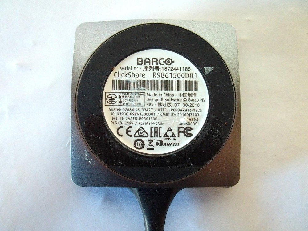 Barco R9861500D01 ClickShare USB Type-A Wireless Button