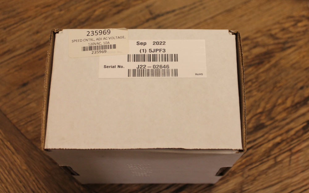 DART CONTROLS 55AC10E Variable AC Voltage Supply,1 hp 5JPF3 NEW NIB