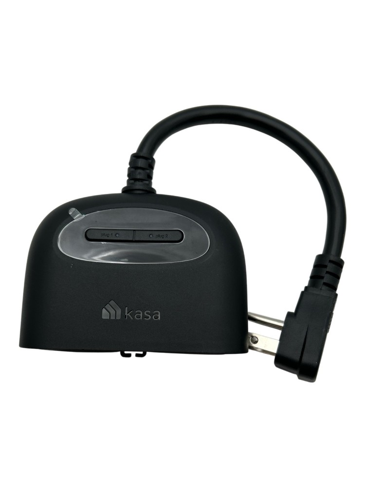 Kasa EP40A Outdoor Smart Plug 2-Socket Black