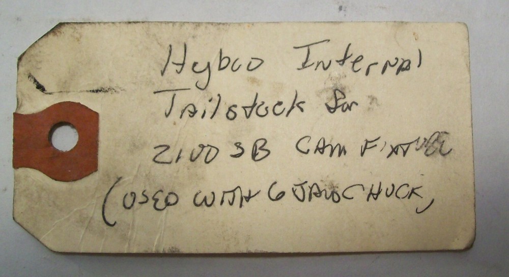 HYBCO INTERNAL TAIL STOCK