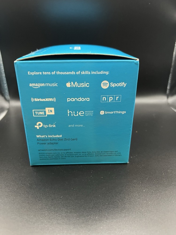 Echo Dot (3rd Gen) - Smart speaker with Alexa – Charcoal - Amazon Echo New