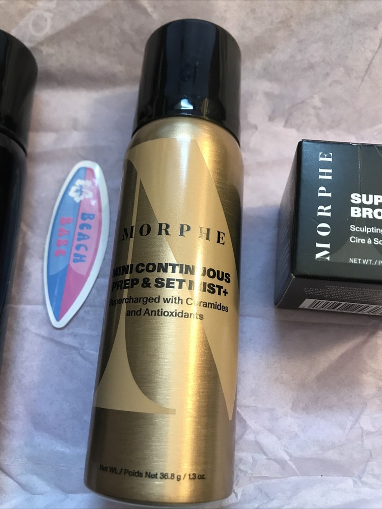 Morphe MINI CONTINUOUS PREP & SET MIST+ w/ Ceramides,setting Mist And Supreme Br