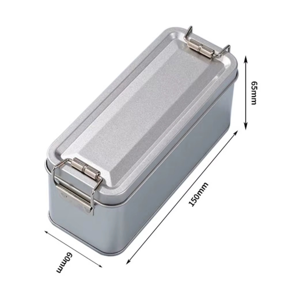High Quality Metal Storage Box Old-Fashioned Rectangular Iron Box Cake Packaging