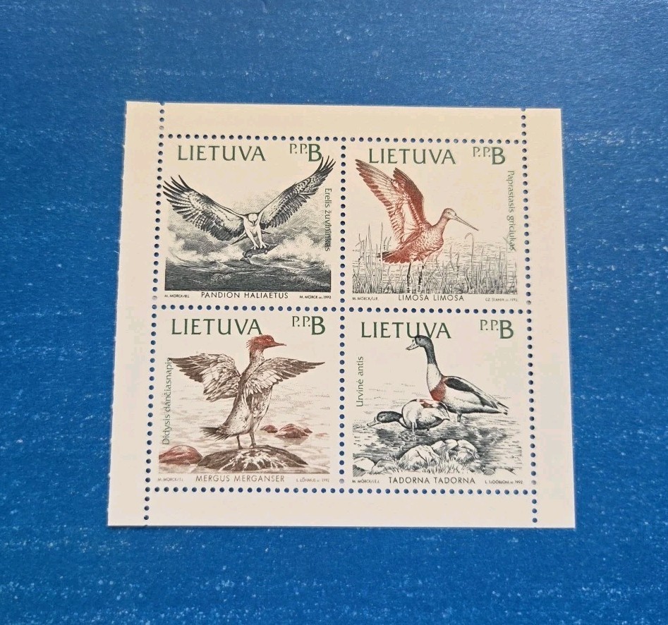 Lithuania Stamps, Scott 430a Complete Set MNH