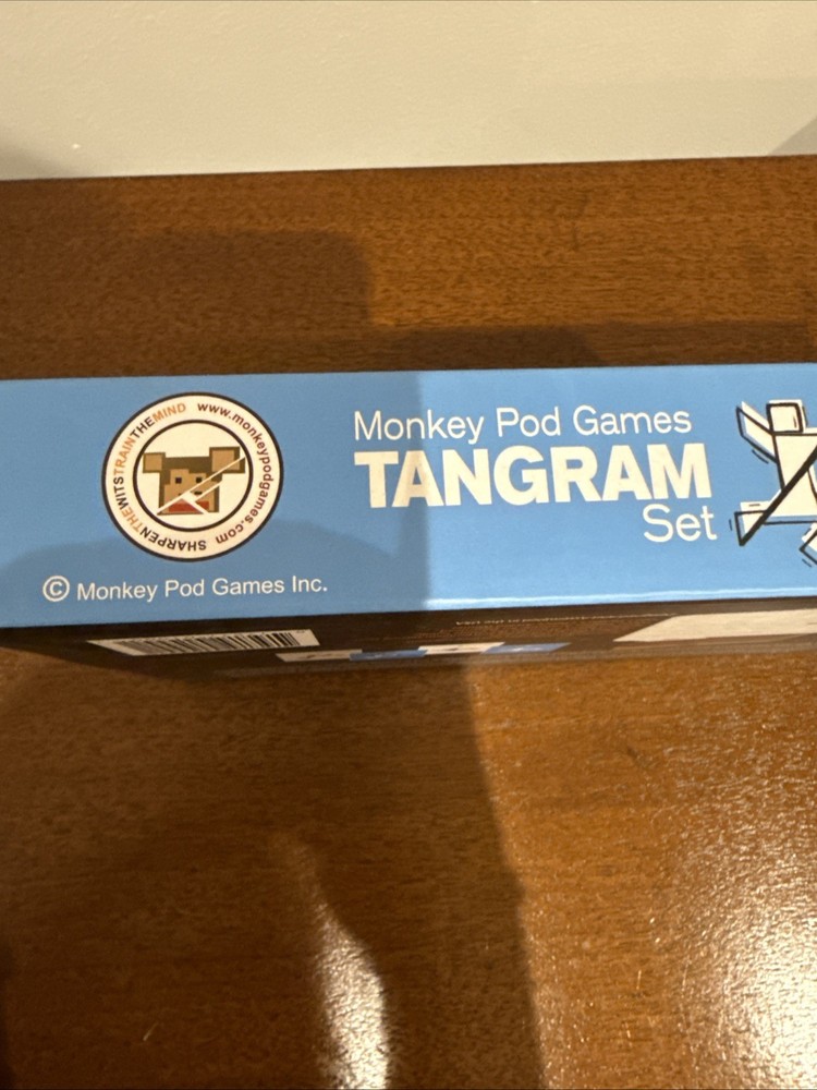 New Monkey Pod Games Tangram Set 50 Shapes Creative Thinking Problem Solving