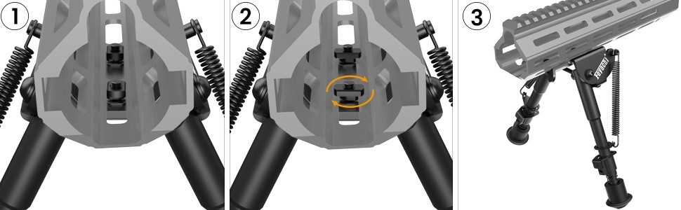 B13 Tactical M-Lock Bipod black "used"