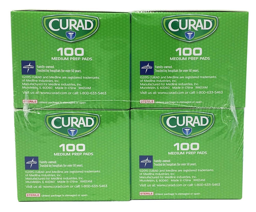 Curad Alcohol Prep Pads, 400 Count