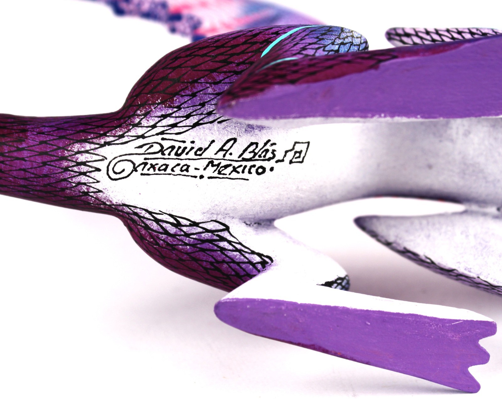 Oaxacan Wood Carving David Blas Mystical Dragon Oaxaca Mexican Folk Art Alebrije