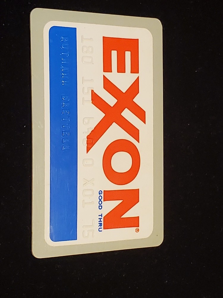 Exxon credit card exp 1975 ~ our cb848