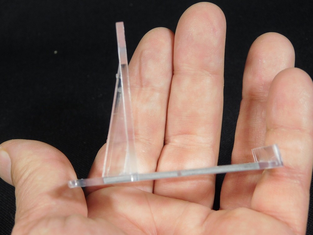 Easel Display Stand Small Size Adjustable Clear