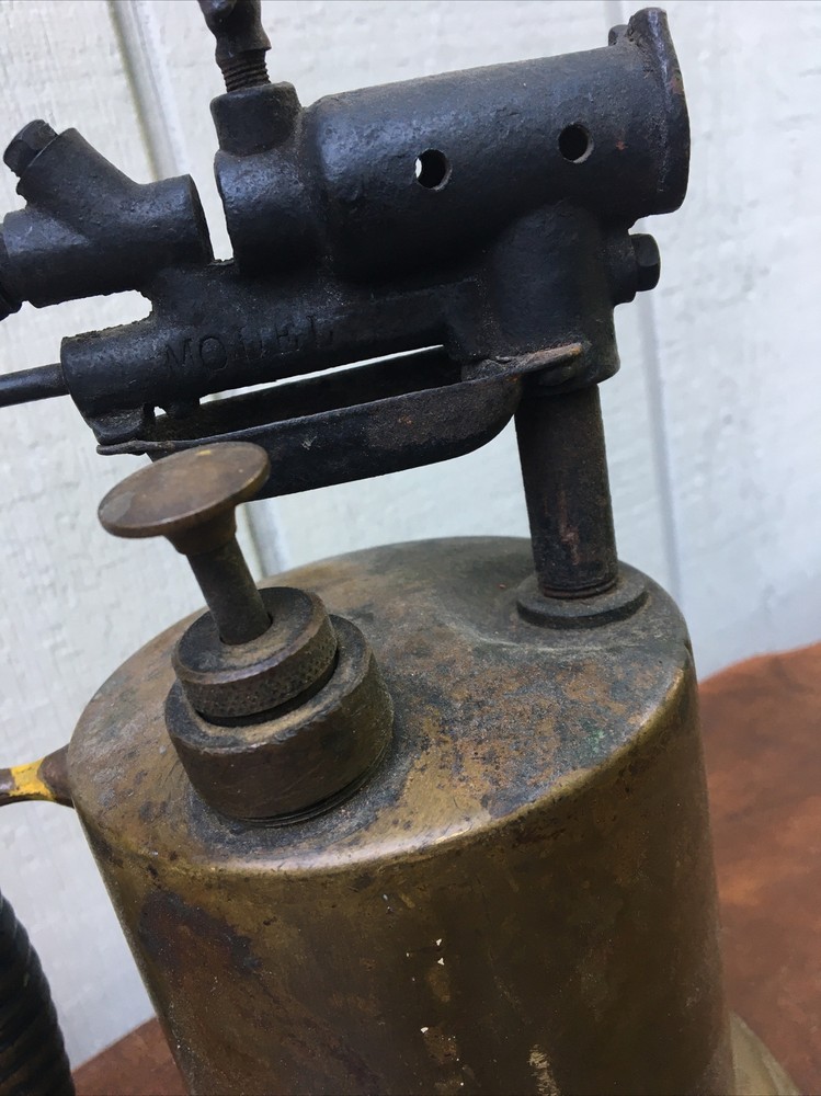 Brass Torch Vintage 10” High x 6” Diameter