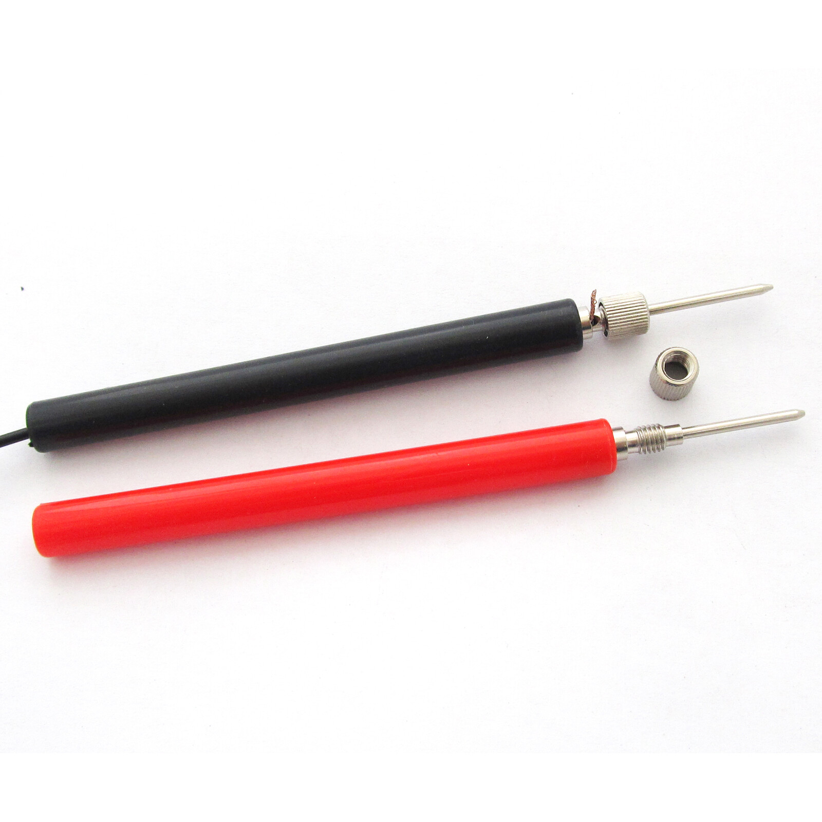 2pcs DIY Multimeter Test Probe without Cable Assemble No Solder Long Handle US