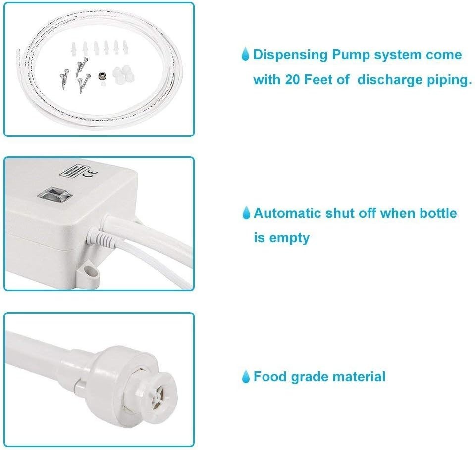 Quiet Bottled Water Dispensing Pump - Easy Installation