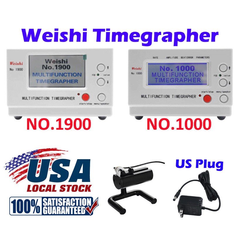 WeiShi NO.1000 1900 Watch Timing Machine Tester Tools Multi-function Timegrapher