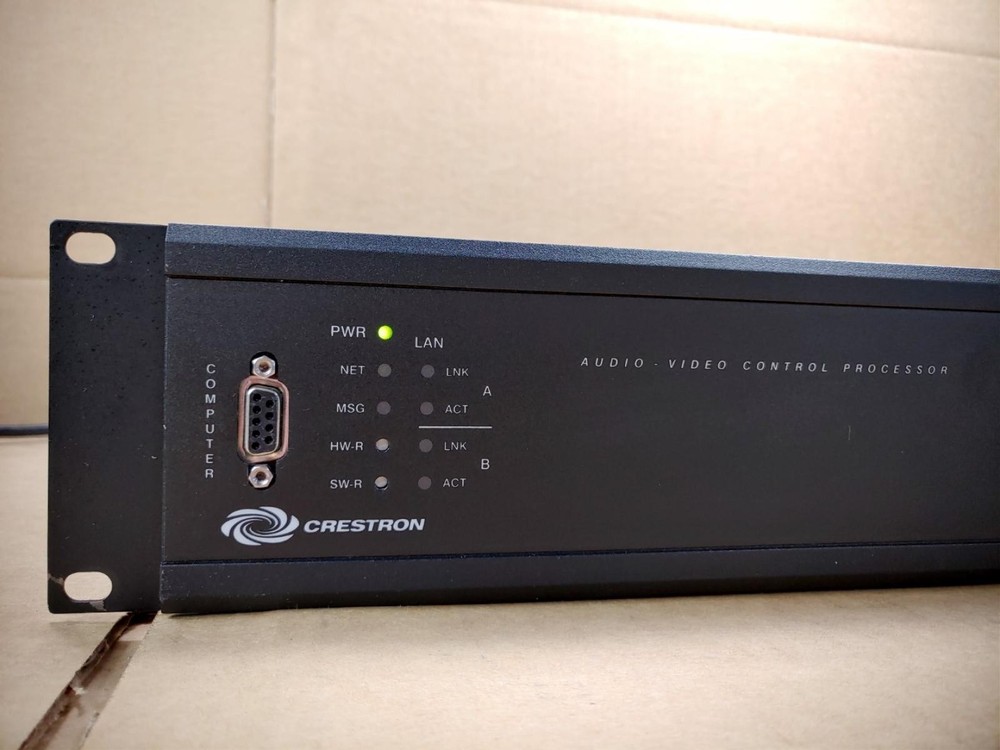 Crestron AV2 Audio Video Control Processor w/ C2ENET-2 & Rack-Ears ✔✔✔