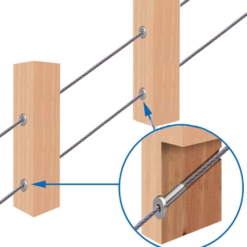 10Pieces Angled Protectors Sleeves for Post Cable Easy Installations
