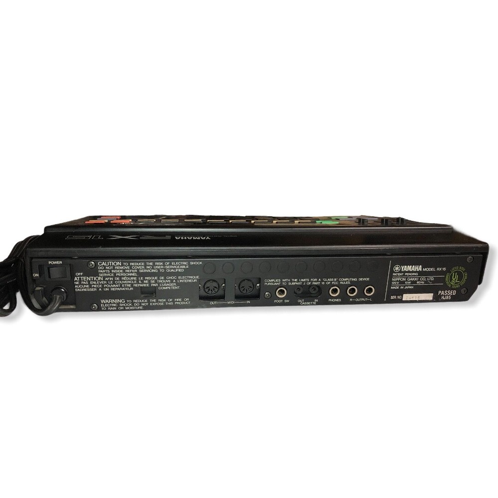 Yamaha RX15 Digital Rhythm Programmer Programmable Drum Machine Vintage