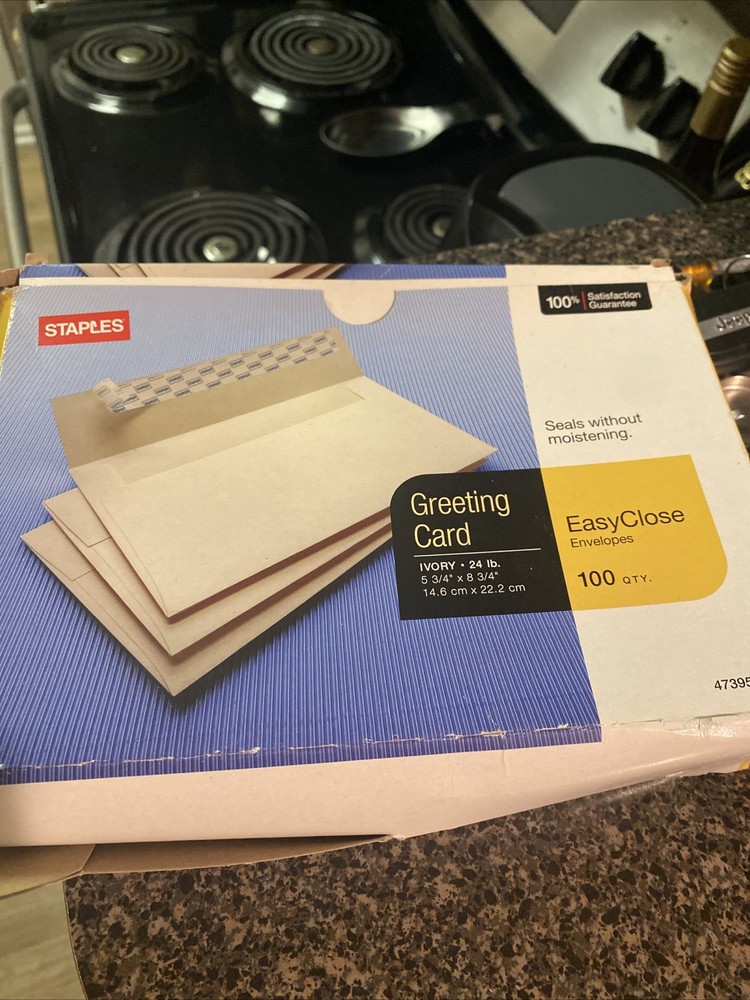 Greeting Card Easy Close Envelopes