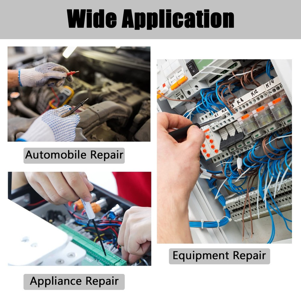 Wire Piercing Probe Insulation Piercing Clip Tool For Multimeter Voltage Voltmet