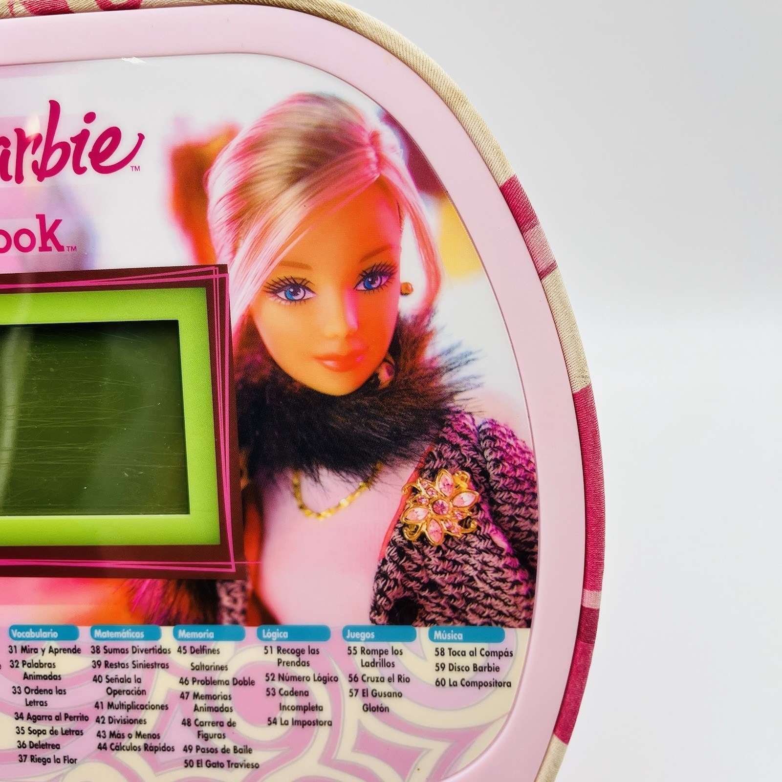 Barbie B-Book Learning Laptop by Oregon Scientific Tested Works Vintage Toy Read