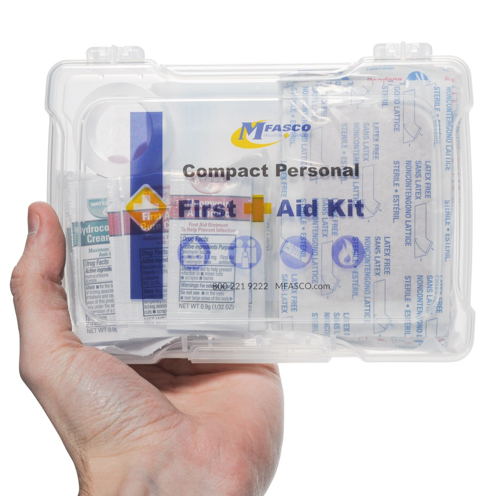 Compact Personal First Aid Kit Plastic Box