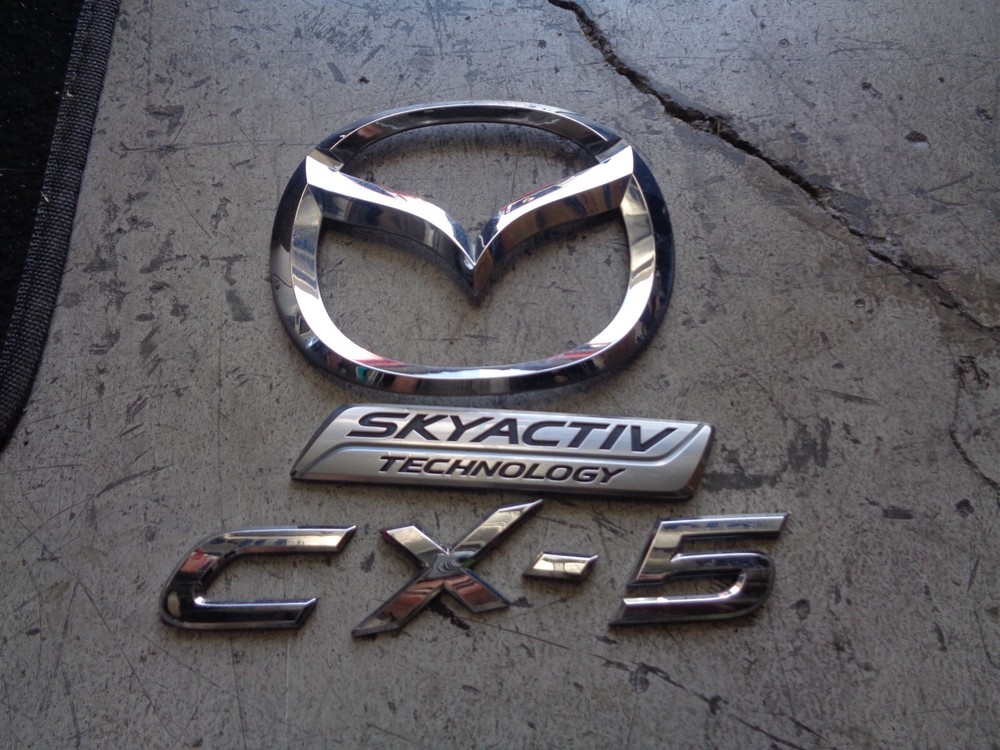 2013 Mazda CX-5 Skyactive hatch emblems OEM USED