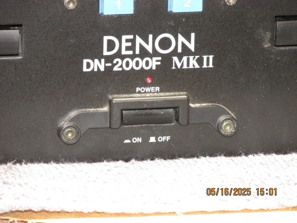 The listing is:(1)Denon DN-2000F MKII Double CD Player And Remote Control Unit