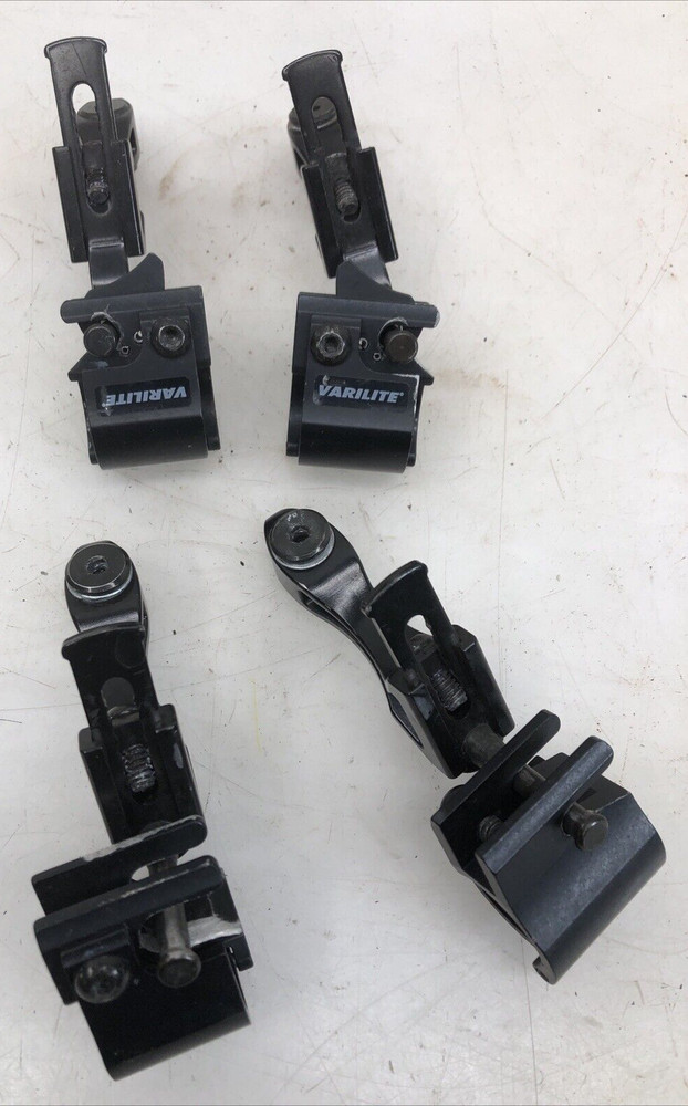 Varilite Seat Back Backrest Brackets 1" Round MOUNTS Quantum/Permobil/Quickie