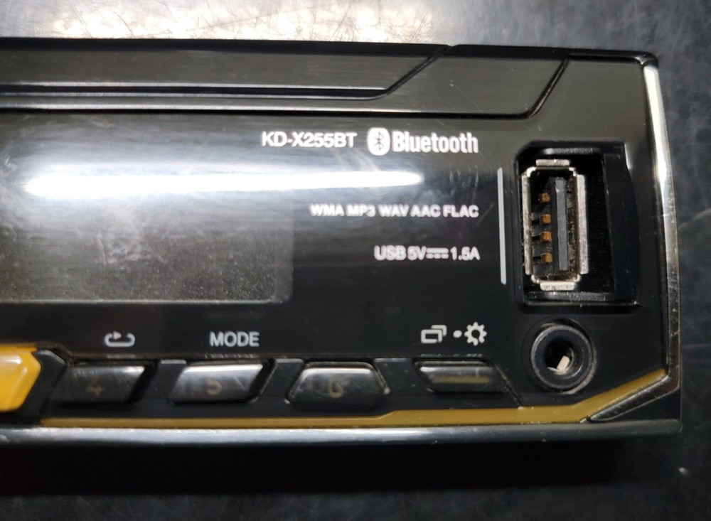 JVC KD-X255BT FACEPLATE ONLY TESTED
