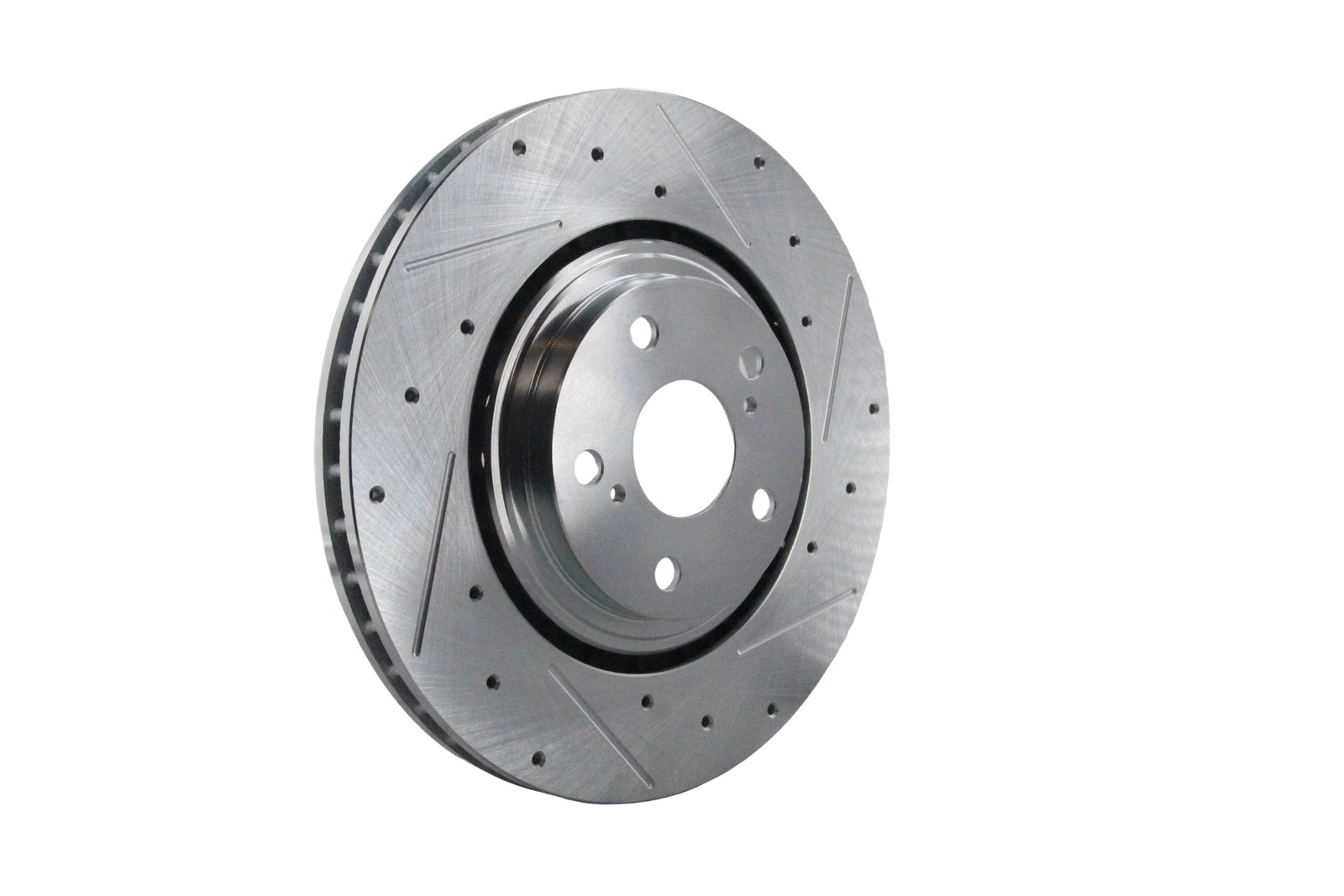 Front Drilled Rotors + Brake Pads for Toyota Sienna Highlander Lexus RX350 NX300