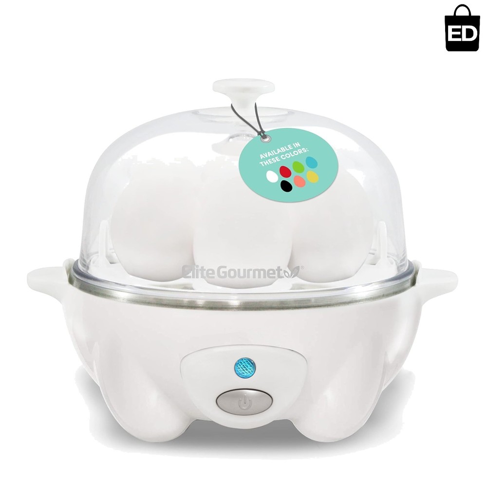 Versatile Electric Egg Maker - Prepare Perfect Eggs with Buzzer and Recipe Guide