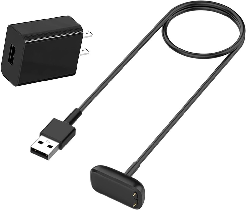 Charge 6 Charger Cable Wall Plug Adapter for Fitbit Luxe/Charge 5