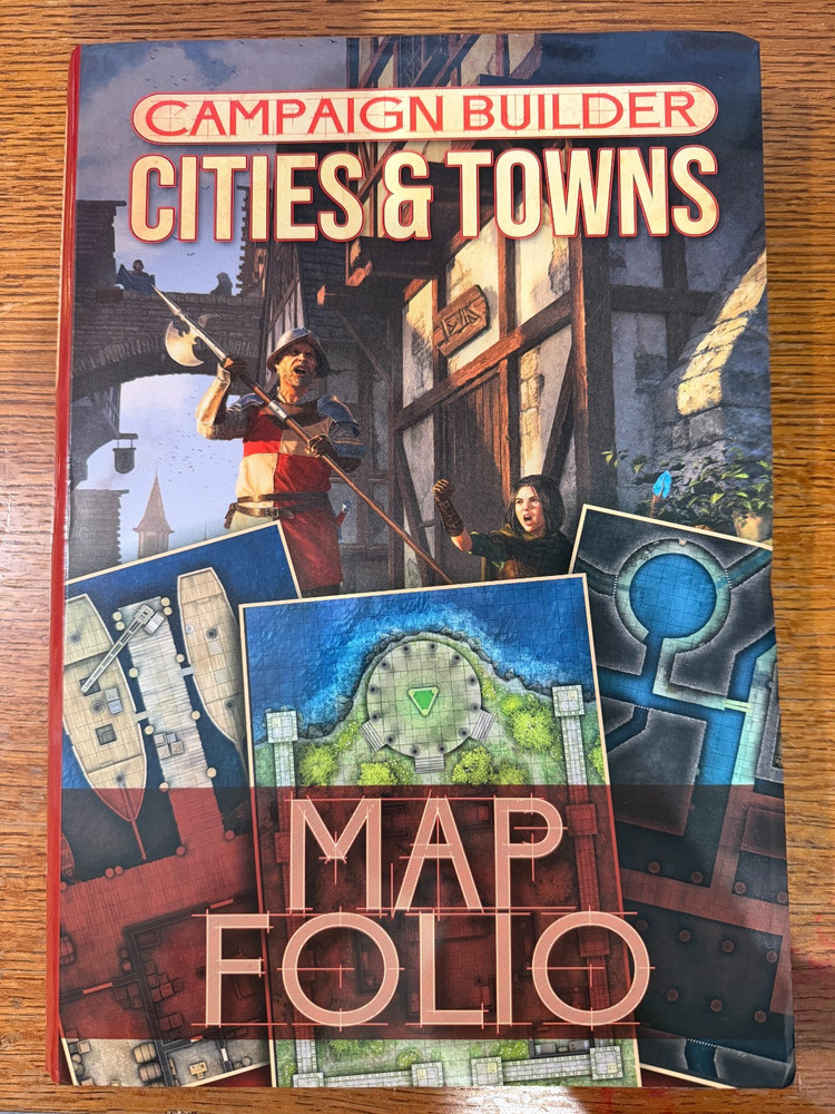 Campaign Builder: Cities & Towns Map Folio for D&D 5E by Kobold Press