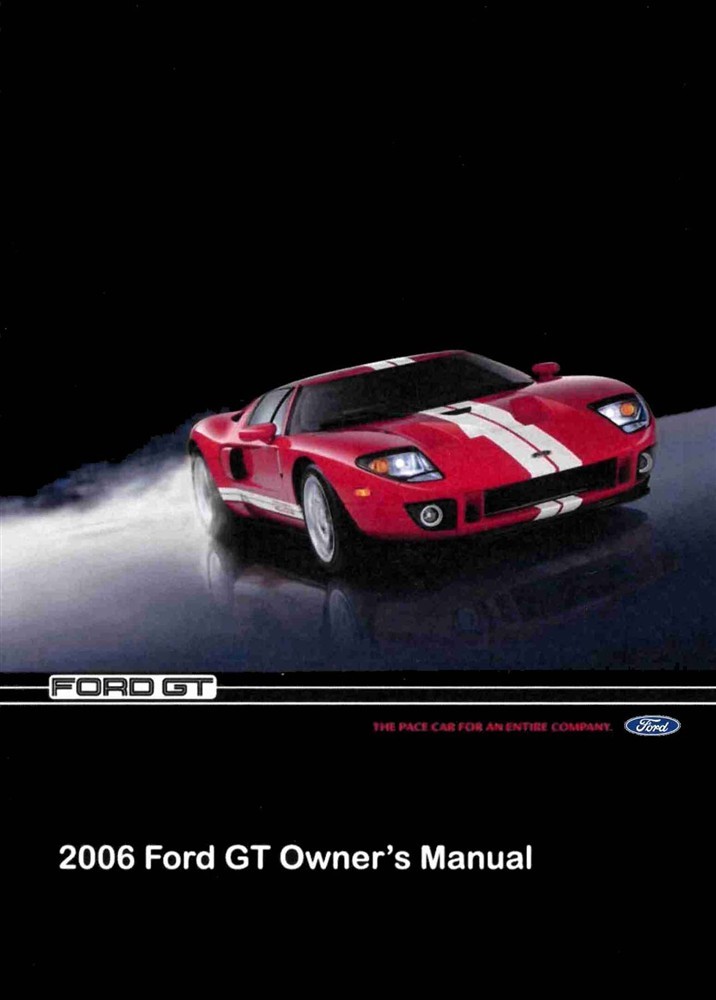2006 Ford GT Owner's Manual