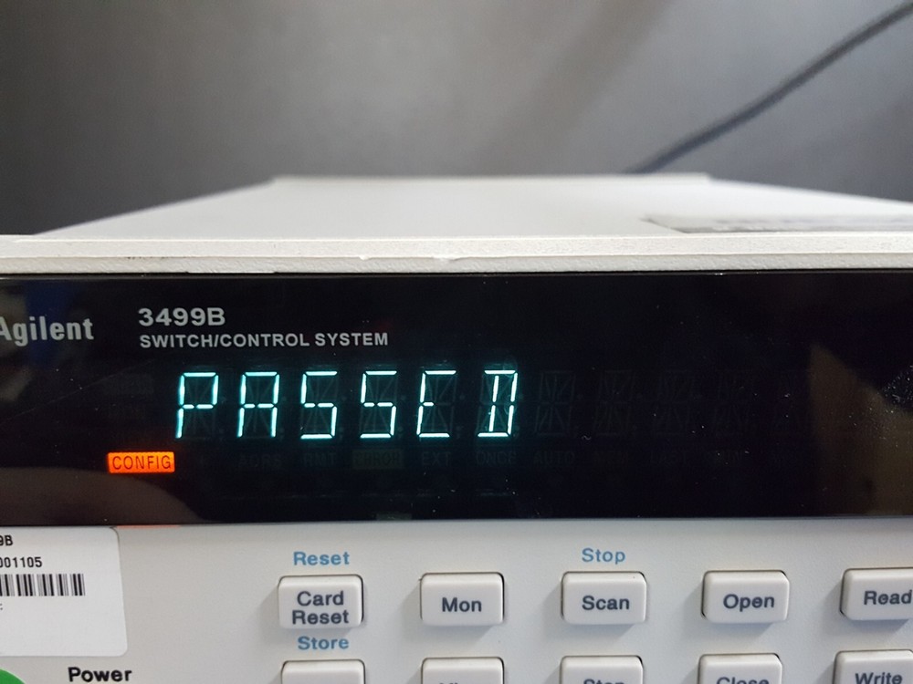 Agilent 3499B: Switch / Control System Main Frame (1105)