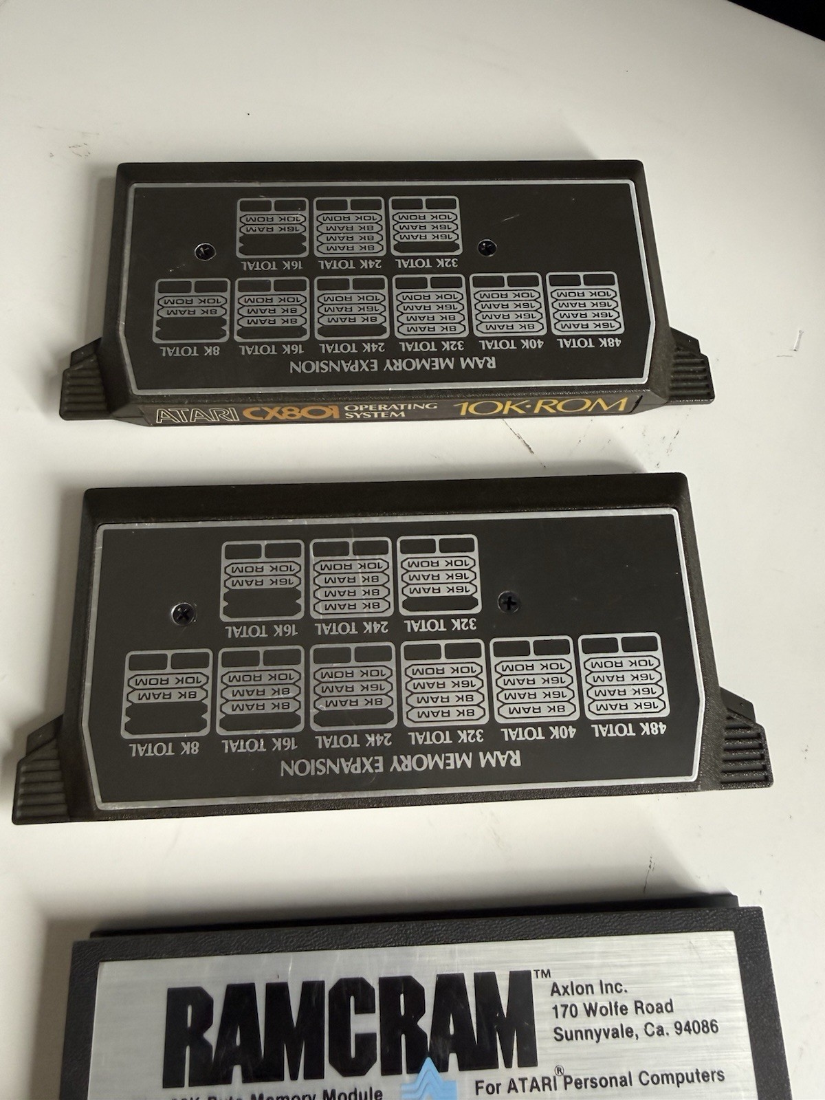 Atari 400 / 800 Memory Module 10k 16K RAM 32k CX853 Cx801 And Rampower