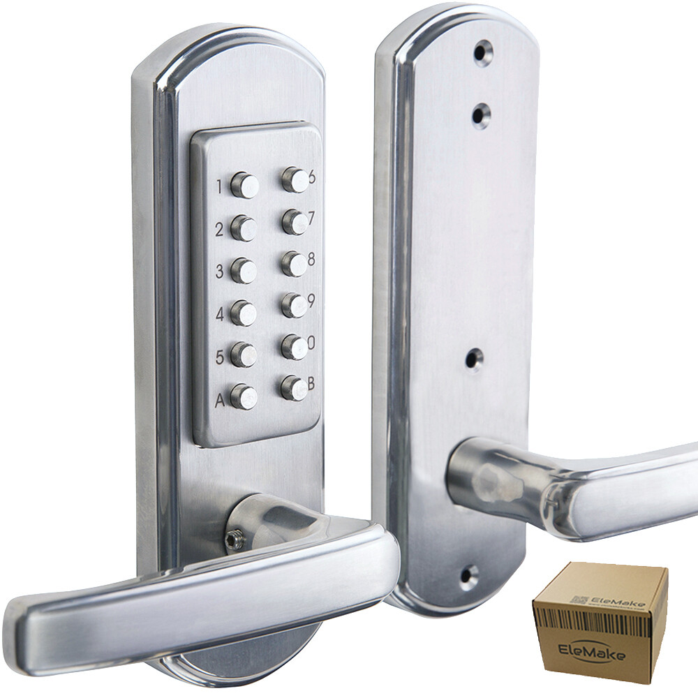 Keyless Entry Door Lock Mechanical Stainless Digital Code Keypad Weatherproof