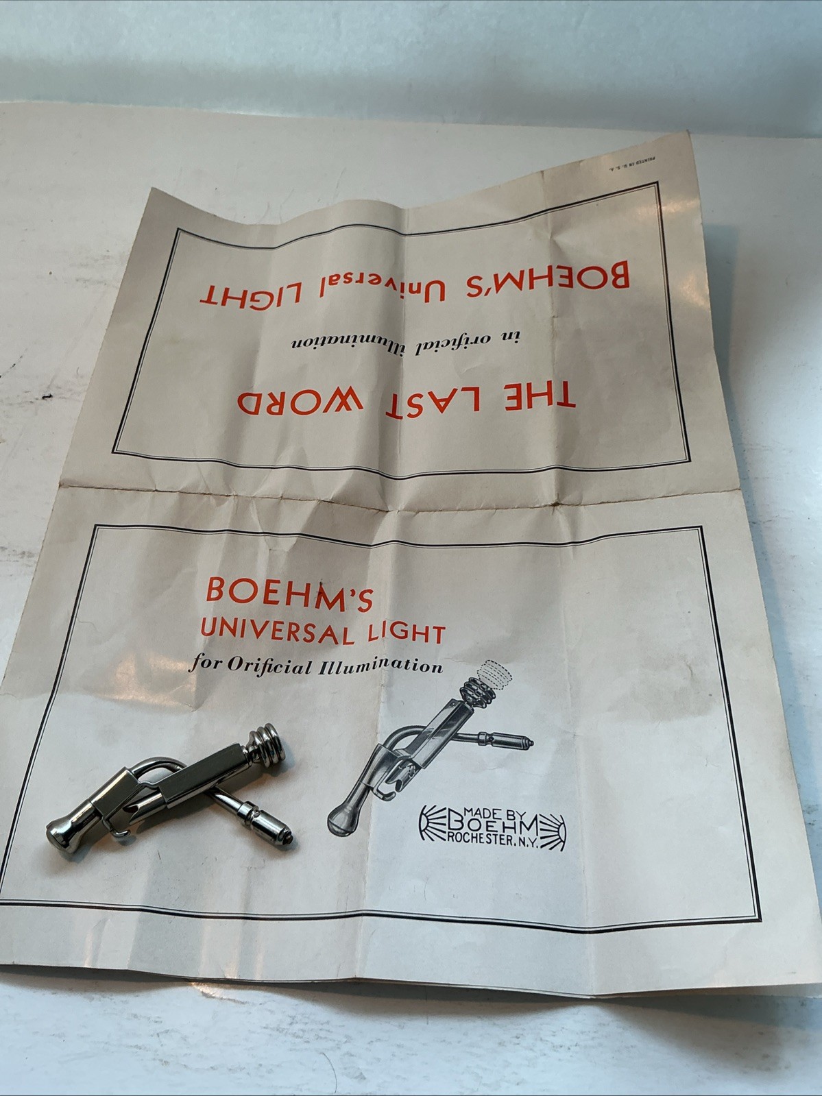 VTG SURGICAL MEDICAL tool , With Book, BOEHM, ROCHESTER, N.Y