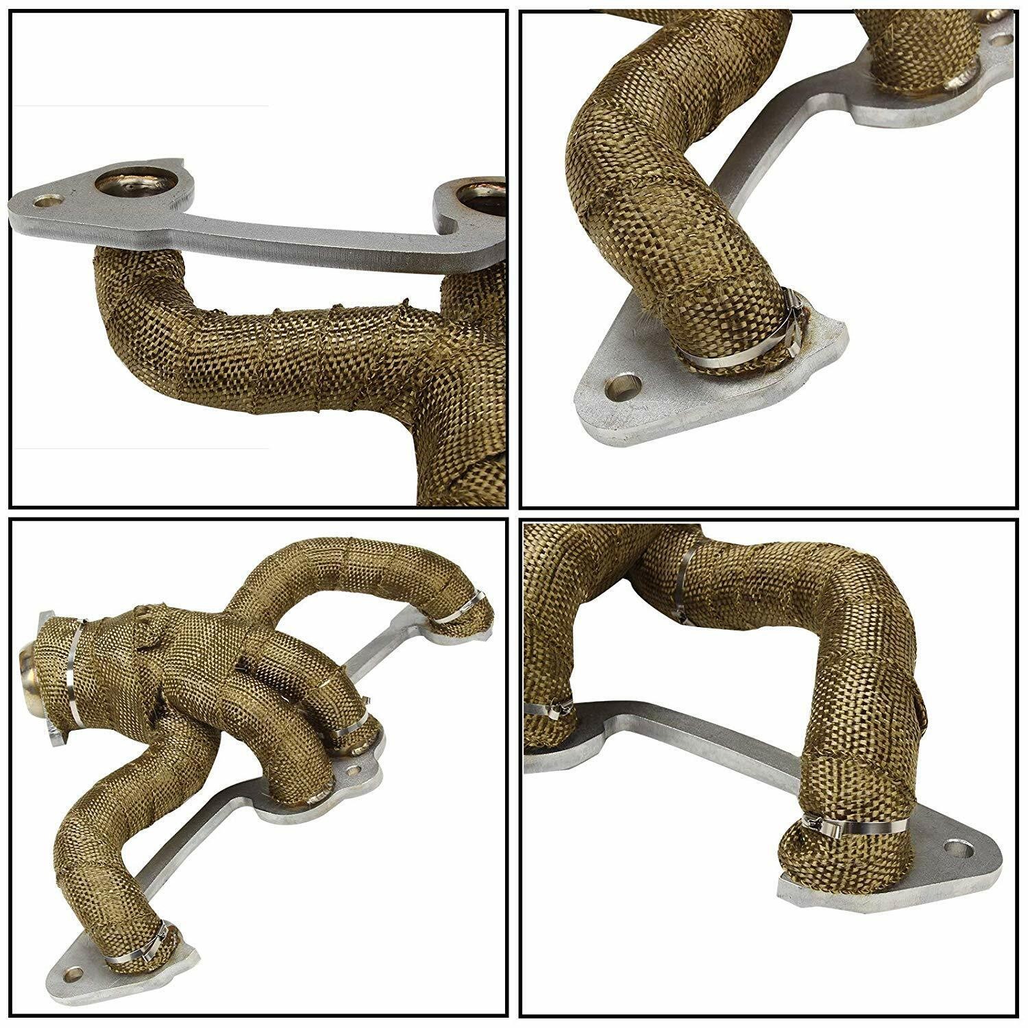 2" x 50FT +10 Ties Kit Motorcycle Universal Exhaust Lava Manifold Heat Wrap Tape