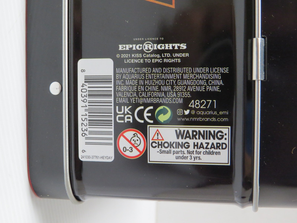 KISS LOVE GUN LUNCH BOX OFFICIAL 2021