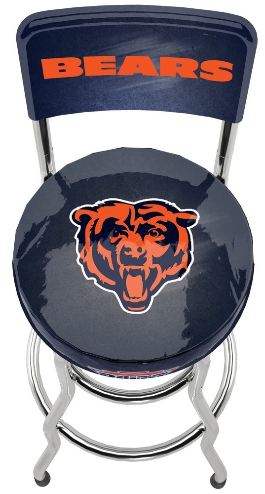 Chicago Bears NFL Blitz High Back Adjustable Swivel Stool