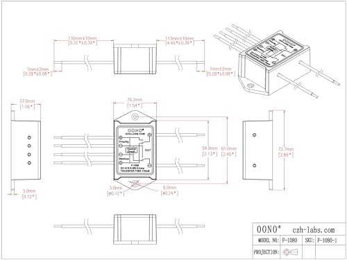 8A Automatic Transfer Switch DC 6-36V, ATS Power Backup Switch for Generators