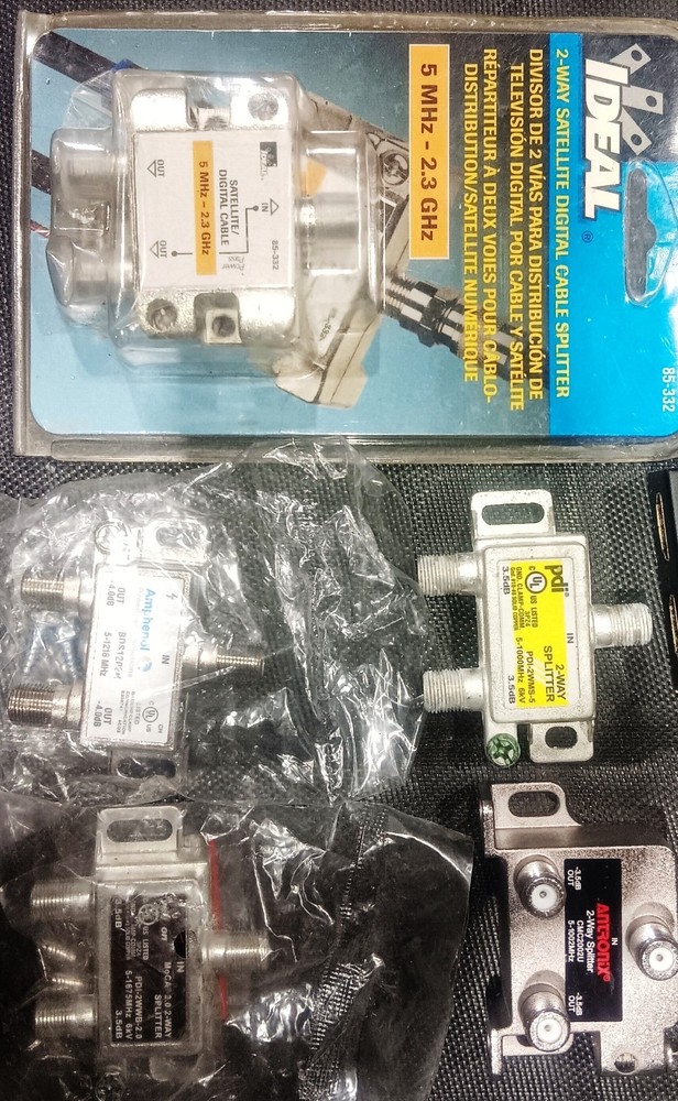 Coaxial Cable Splitter MULTI PURPOSE 2-WAY COAX CABLE SPLITTER