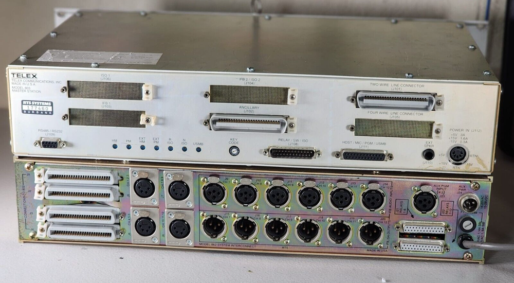 RTS 803 Master Station + RTS 862 Intercom System Interconnect