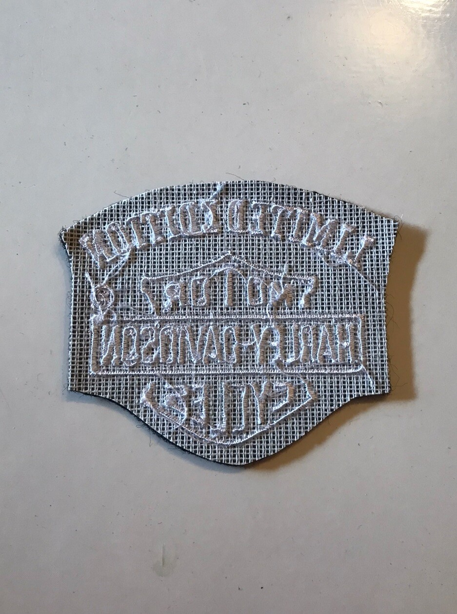 NOS 2 3/4” Harley Davidson Limited Edition patch Motorcycle Black Bar & Shield