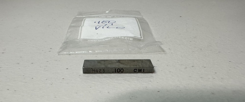 .100” CMI Gage Block Rectangular