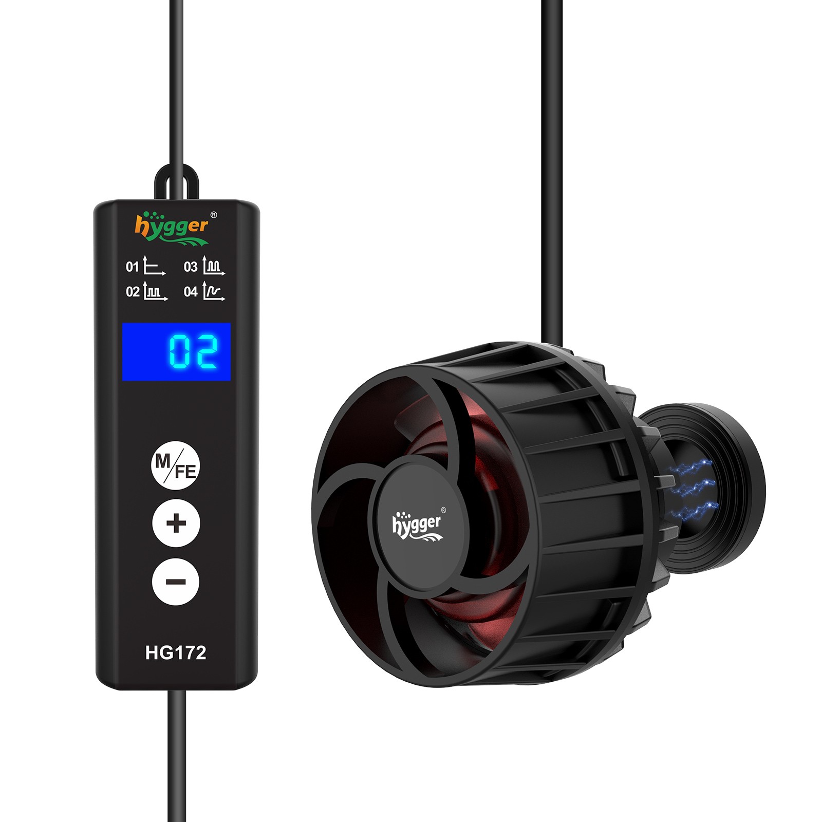 hygger Lite Aquarium Wave Maker Adjustable Circulation Pump for 10-120 Gallon